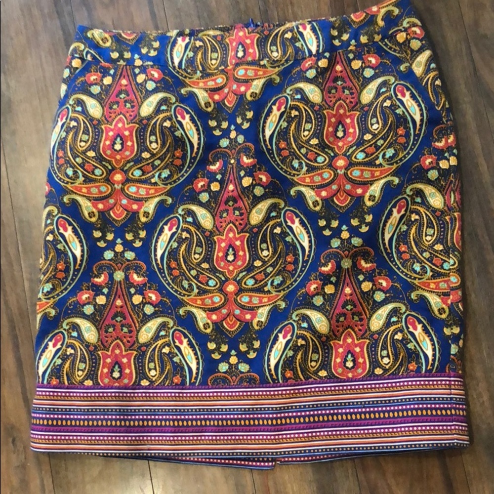 Colorful pencil skirt Size 16